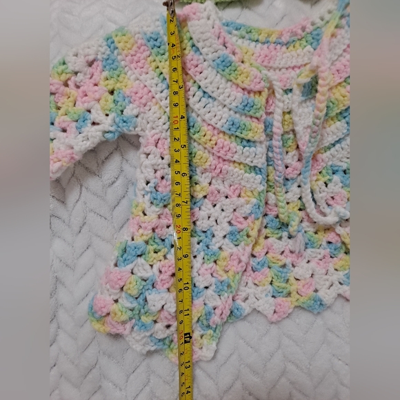 Handmade Baby Sweater and Booties🤍 - Picture 4 of 9